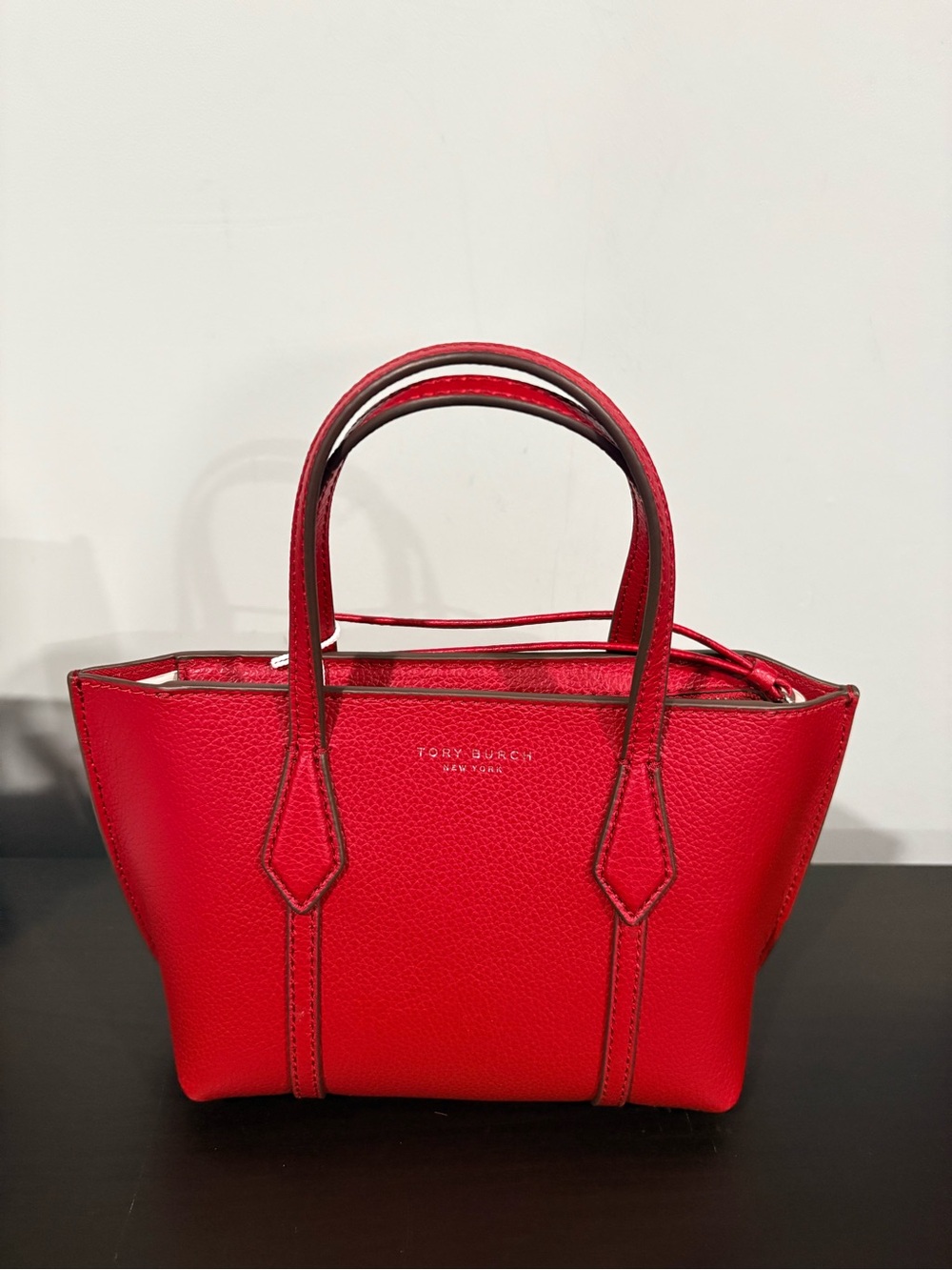 Tory Burch Mini Perry Tote | color: Barnett Red | size: XS